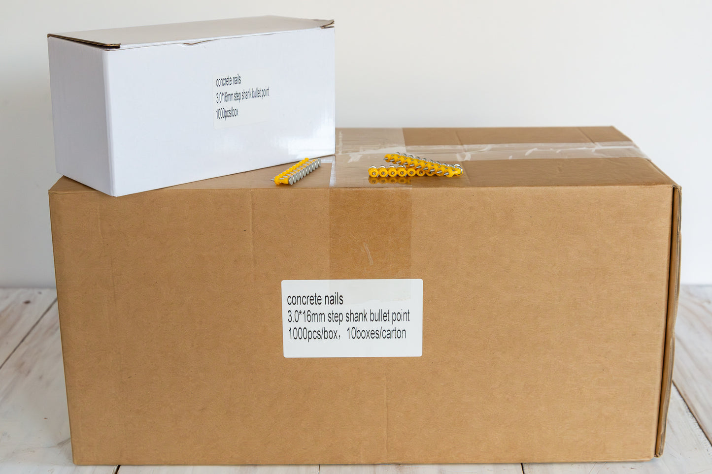 Carton Concrete Nails